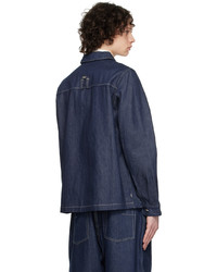 Camicia giacca di jeans blu scuro di Toogood