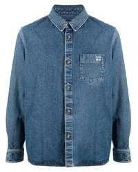 Camicia giacca di jeans blu di A.P.C.