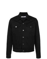 Camicia giacca di jeans nera di Givenchy