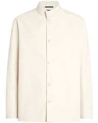 Camicia giacca di lana bianca di Zegna