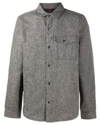 Camicia giacca di lana grigia di Barbour