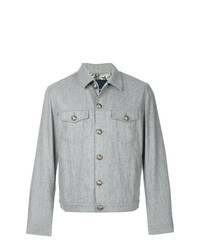 Camicia giacca di lana grigia di Jacob Cohen