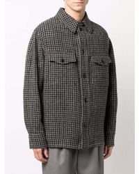 Camicia giacca di lana grigio scuro di Isabel Marant