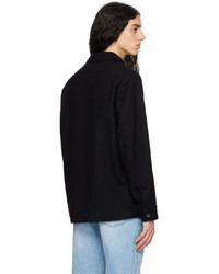 Camicia giacca di lana nera di Barena