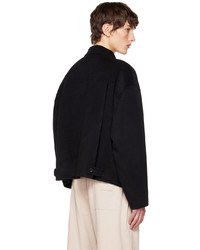 Camicia giacca di lana nera di Acne Studios
