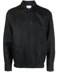 Camicia giacca di lino nera di PT TORINO