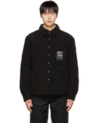 Camicia giacca di pile nera di Axel Arigato