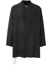 Camicia giacca di seta nera