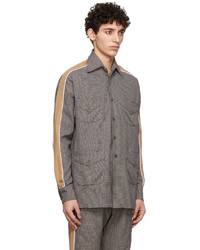Camicia giacca di tweed grigia di Ahluwalia