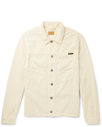 Camicia giacca di velluto a coste beige di Nudie Jeans
