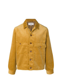 Camicia giacca di velluto a coste gialla di YMC