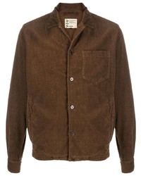 Camicia giacca di velluto a coste marrone di Aspesi