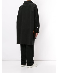 Camicia giacca di velluto a coste nera di Maison Mihara Yasuhiro
