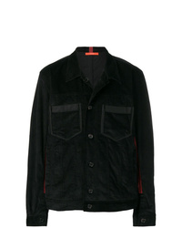 Camicia giacca di velluto a coste nera di Komakino