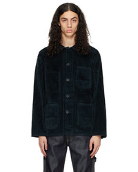Camicia giacca di velluto a coste nera di Meta Campania Collective