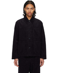 Camicia giacca di velluto a coste nera di YMC