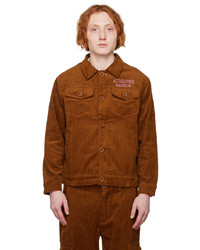 Camicia giacca di velluto a coste terracotta di KidSuper