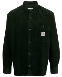 Camicia giacca di velluto a coste verde scuro di Carhartt WIP