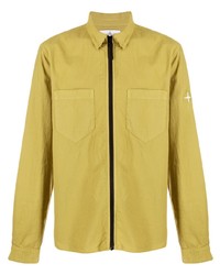Camicia giacca gialla di Stone Island