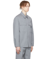 Camicia giacca grigia di Jil Sander
