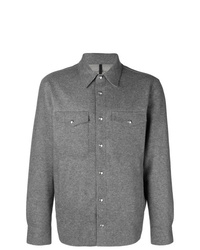 Camicia giacca grigia di Moncler
