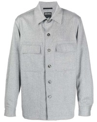 Camicia giacca grigia di Z Zegna