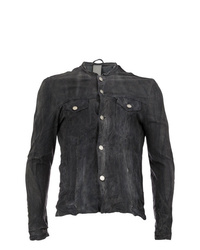 Camicia giacca grigio scuro di Giorgio Brato