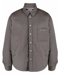 Camicia giacca grigio scuro di Jacquemus