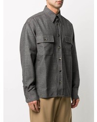 Camicia giacca grigio scuro di Marni