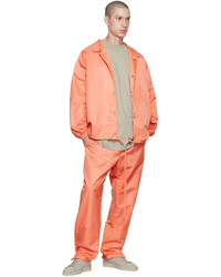 Camicia giacca in nylon arancione di Essentials