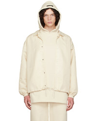 Camicia giacca in nylon beige di Essentials