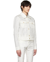 Camicia giacca in nylon bianca di Kanghyuk