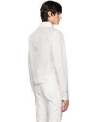 Camicia giacca in nylon bianca di Kanghyuk