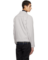 Camicia giacca in nylon grigia di Aspesi