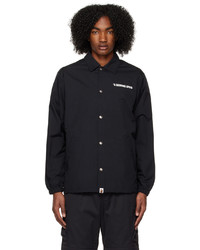 Camicia giacca in nylon nera di BAPE