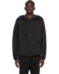 Camicia giacca in nylon nera di Bed J.W. Ford