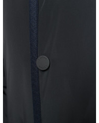 Camicia giacca in nylon nera di Z Zegna