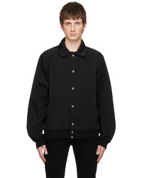 Camicia giacca in nylon nera di RtA