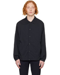Camicia giacca in nylon nera di Theory