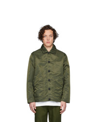 Camicia giacca in nylon verde oliva di Goodfight