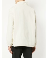 Camicia giacca leggera beige di Jil Sander