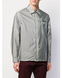 Camicia giacca leggera grigia di Prada