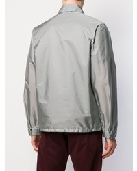 Camicia giacca leggera grigia di Prada