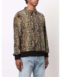 Camicia giacca leopardata marrone chiaro di Levi's