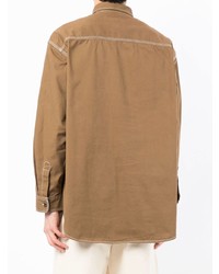 Camicia giacca marrone chiaro di Chocoolate