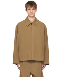 Camicia giacca marrone chiaro di Studio Nicholson