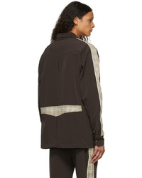 Camicia giacca marrone scuro di Ahluwalia