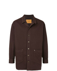 Camicia giacca marrone scuro di Cerruti 1881