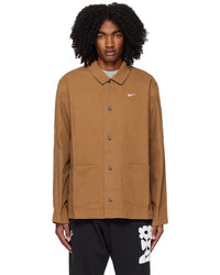 Camicia giacca marrone scuro di Nike