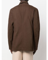 Camicia giacca marrone di Nanushka